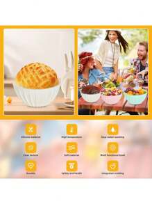 1pc Fermented Silicone Basket Baking Dough Rattan Basket Mold, European Bread Basket Proofing Bread Loaf Proving Basket, Homemade Breadmaking Tool