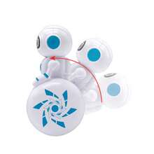 POWERMAN® Roller - Perfectly Balanced One-Wheeled Robot With Sound And Light Effects - Blue and White - View 3