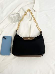 Bolsa de Ombro de Capacidade Grande, Moda, Casual, Trabalho e Escola