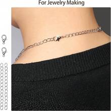 Summer Must-Have,2025 Best SellerLEOBRO Jump Rings, 968pcs Keychain Making Kit, Jewelry Making Supplies, Jump Rings For Jewelry, Charms, Keychain Clips And Keyrings For Key Chains, - 銀色 - 查看 6