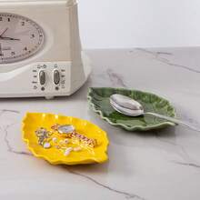 1/2pcs Ceramic Spoon Rest For Stove Top, Cute Green Leaf Shaped Spoon Rest/Spoon Holder For Kitchen Countertop, Farmhouse Decor Leaf Shape Spatula Holder Utensil Rest, Gift For Mother's Day Housearming Thanksgiving Christmas - Multicolor - View 9