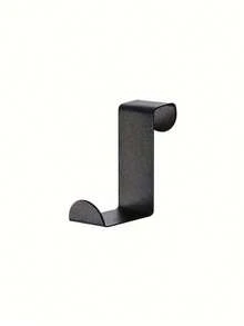 2pcs Kitchen Cabinet/Wardrobe Door Hooks, Nail-Free Stainless Steel S-Shaped Hanging Hooks, Dual-Use Coat Hooks - Multicolor - View 2