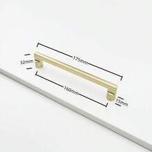 Manijas de muebles sólidos y lujosos, manijas de aleación de zinc de alta gama para gabinetes y cajones, tiradores de armario, manijas de puerta de cocina y armario - Multicolor - Ver 19