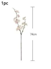 1PC/3PCS/6PCS, Artificial Cherry Blossom Flower Bouquet, Plastic Fake Peach Blossoms,Modern Minimalism Style-For Spring Decorations Home, Vases, Weddings, Parties, Living Room, Bedroom, DIY Walls, New Year's Gifts Valentine's Day Gifts - Multicolor - View 8