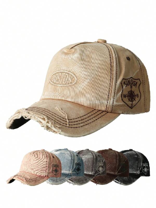 Unisex Vintage Baseball Cap, Retro American Style Snapback Hat, Ideal Sun Protection Cap, Matte Finish, Fashion Versatile Outdoor Hat For All Seasons