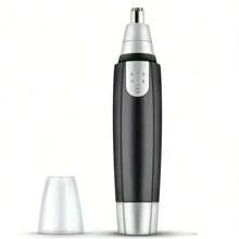 1 No.5 Battery Powered, Electric Men's Nose Hair Shaver, Nose Hair Cleaner, Mini Shaver