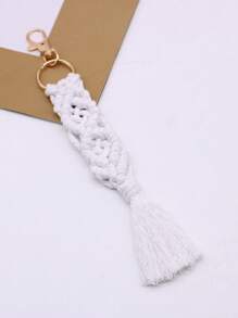 Rope Woven Cute Key Chain Pendant, Versatile Accessory For Bags, Clothing Gift Souvenir Travel Essentials Travel Accessories Vacation Summer Holiday Back To School