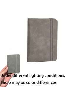 1 Compact A6 Pocket Notebook - 200 Lined Pages, Matte Finish, Multi-Color Portable Mini Diary Notebook With Zipper Closure, Convenient For Taking Notes On The Go, Mini Notepad,School Supplies,Back To School