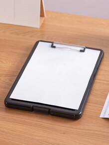 1 Stück multifunktionale Klemmbrett mit Schreibfläche, Papierablage, tragbarer Dokumentenhalter, inklusive Aufhängehaken, Schulmaterial, Rückkehr zur Schule
