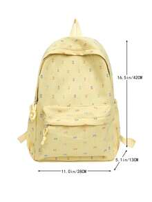 可爱卡通女式背包适合青少年、高中生、大学生、毕业生、背包、返校、毕业季、学生礼物。入学必备