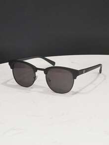 偏光太阳镜，经典复古女士太阳镜，时尚镜框，适合旅行、户外运动、骑行、驾驶、钓鱼、海滩、夏季防紫外线 - 黑色 - 查看 1