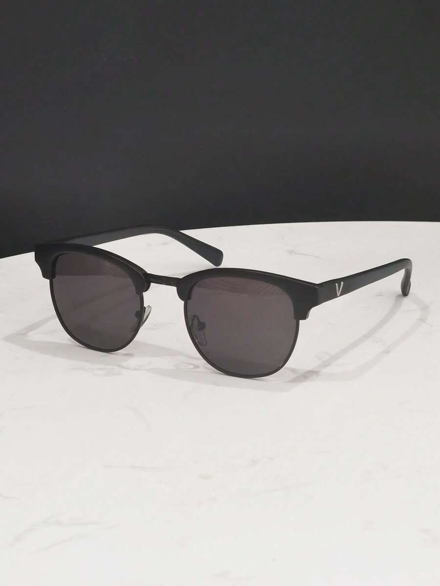 偏光太阳镜，经典复古女士太阳镜，时尚镜框，适合旅行、户外运动、骑行、驾驶、钓鱼、海滩、夏季防紫外线 - 黑色 - 查看 1