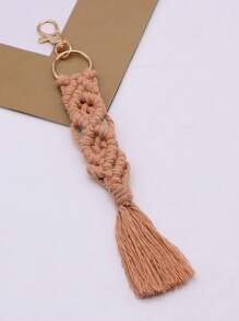 Rope Woven Cute Key Chain Pendant, Versatile Accessory For Bags, Clothing Gift Souvenir Travel Essentials Travel Accessories Vacation Summer Holiday Back To School