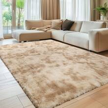 Sour Lemon Deep Pile Carpet Gray Carpet Living Room 120x160 Washable Anti-Slip Extra Large Carpets Bedroom Fluffy Modern Carpets Mat Carpets For Bedroom Room - 卡其色 - 查看 7