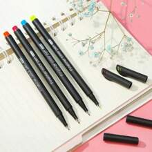 12pcs Fine Tip Colored Liner Pens, Student Art Outlining Pens For Children's Doodles, Drawings, Sketches, Manga, Journaling, Back To School Supplies