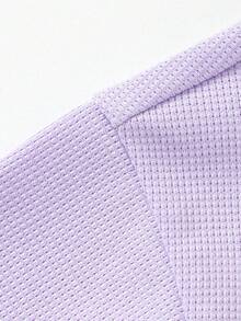 Balabala 儿童短袖套装两件套中大童男童女童简约休闲夏装 - 紫色 - 查看 11