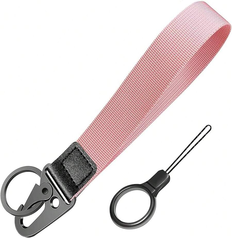 Universal Wrist Key Lanyard| Hands-Free Anti-Loss Strap, Adjustable & Unisex For Sports, Work & Outdoors - 粉色 - 查看 1