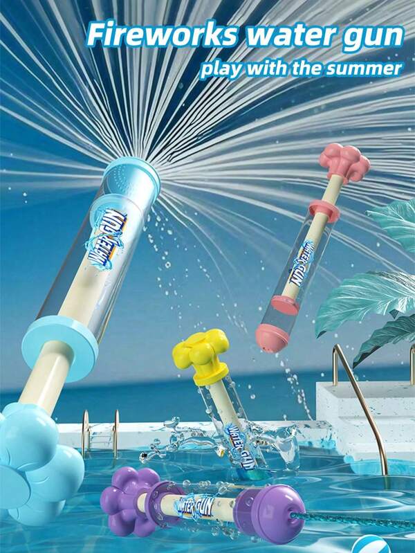 1pc Fireworks Water Gun, Children's Toy Water Guns,Pool Toys,Water Gun Toys,Kids Toys,Garden Toys,Beach Toys,Swimming Pool Outdoor Toys