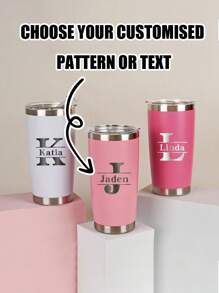 Personalized Tumbler With Lid, Customized Coffee Travel Mug,Custom Photo And Text,Customized Coffee Travel Mug, Double Wall Vacuum Stainless Steel Insulation, Multi-Coloed Printed Personalized Cups Birthday Gifts, Personalized Mother's Day Gifts, Custom Anniversary Gift, Custom, Personalized, Unique,