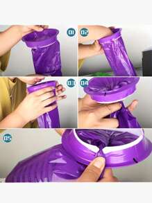 10pcs Portable Anti-Leak Vomit Bags - Comfortable Vomit Bags For Travel, Morning Sickness And Motion Sickness, Convenient, Odor-Resistant And Durable, Essential Household Item For Adults And Pregnant Women