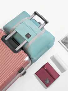 1pc Foldable Large Capacity Travel Bag, Lightweight Luggage Duffel Bag Suitable For Sports, Travel, Vacation, Back To School, Weekend Trip, Overnight, Travel Storage, Airport Travel Clothes, Travel Essentials, Luggage Bag, Christmas Gift Ideas, For Women, Girls, Mom, Mother's Friend, Birthday, Fitness Bag, Sports Bag, Training Bag, Holiday, Thanksgiving, Thank You Gift