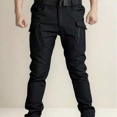 Pantalones Tácticos Senderismo Para Hombre Para El Trabajo IX9