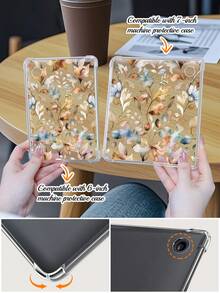 精美浪漫清新的秋叶 Kobo 保护壳，适用于 Kobo Clara Color/BW 2024、Kobo Clara 2E、Kobo Libra Color 2024、Kobo Libra 2，TPU 材质，浪漫礼物 - 彩色 - 查看 5