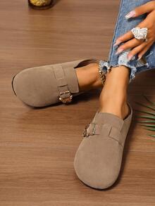 Elegant Women's Slip-On Mule Sandals, High-Grade, Versatile, Casual, Spring/Summer 2025 New Arrival