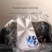 GOKIKASIYI 高品质激光极光 CD 彩色哑光金属带高清玻璃镜头膜全新防摔手机壳适用于 17、16、15、14、13、12、11 系列