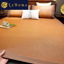 Cooling Mattress Pads - LEHOME Rattan Mat [K Green] - View 2