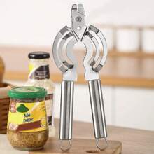 Bottle Opener With Tube Handle - Silver - View 3