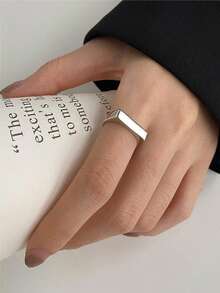 Customized Personalized Name Rapper Style Heart Lace Flower Carved Ring, Father's Day Mother's Day Valentine's Day Birthday Anniversary Gift, Christmas Graduation Family High-End Present For Friends Classmates Silver, Gold Stylish