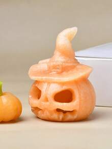 CUPIDCRYSTAL Natural Crystal Carved Pumpkins, Perfect Halloween Gifts, Flame-Shaped Pumpkins, Hollowed-Out Designs, Home Decoration Ornaments.Meditation Stone Crystals And Stones Suitable For Decorating Home Altars