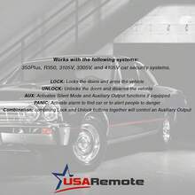 Case Shell llavero compatible con Viper Hornet DEI Python Clifford Aftermarket alarma remoto de entrada sin llave (EZSDEI7141) - vipr-7141- [2] - Ver 12