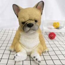 Lovely Resin Dog Figurine, Home Decor Ornament, Holiday Gift, Crafts, Dog Statue For Living Room