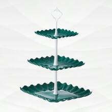 Plato de fruta de tres capas - Verde - Ver 3