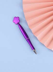 4pcs Vintage Heart Shaped Ballpoint Pen, Creative Stationery Accessories Writing Pen - Fashionable Learning Accessories & Office Supplies Ballpoint Pen Back To School