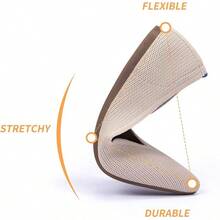 Womens Flat Shoes Classic Pointed Toe Flats Knitted Dress Shoes Soft Comfortable Dressy Flats Women - 6042ecru - 查看 4