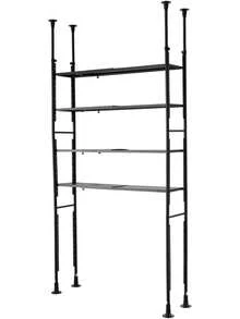 Telescopic Clothes Drying Racks - A) Black - View 1