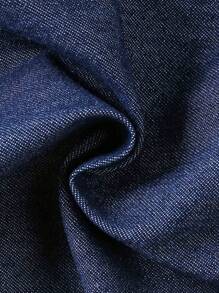 Conjunto de verano para niña - Top corto de volantes sin mangas con shorts vaqueros casuales desgastados, elegante y versátil, apto para viajes de verano, playa o uso diario