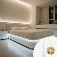 LED 灯带运动传感器灯，暖白光人体传感器灯，3.28 英尺至 32.8 英尺柔性灯带，适用于床下、楼梯、走廊、橱柜、卧室等。 - LED Light Strip Motion Sensor Light - 查看 4