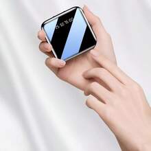 NetHong Power Bank Fast Charging 10000mAh Portable Charger Battery Pack For Mobile Phone - White Mirror Power Bank - View 5