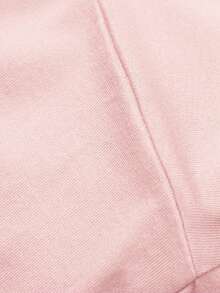 Áo thun cotton gân nữ, họa tiết phong cách Hawaii, quần áo thể thao nữ mới mùa xuân và mùa hè phong cách đại học, áo thun nữ tay ngắn màu hồng mềm mại thoáng khí thời trang - Hồng - Xem 7