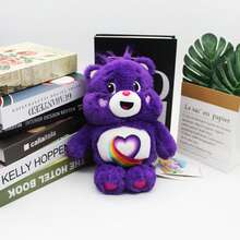 CARE BEARS 爱心熊许愿熊 9 英寸毛绒玩具，柔软可爱的收藏泰迪熊，送给孩子的理想礼物，欢呼熊，朋友熊，趣味熊，好运熊，熊，和谐熊，希望之心熊，大爱熊，分享熊，分享熊 - 多色的 - 查看 19