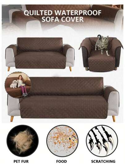 Funda Protectora para Sofás Individual/Doble/Triple Plaza - Impermeable Anti-humedad, Bloquea Manchas/Sudor/Desgaste/Arañazos de Gatos y Perros, Tela Doble Cara Lavable en Máquina, Ideal para Hogares con Niños/Mascotas + 4 Colores Vibrantes, Regalo Práctico para Madres/Navidad