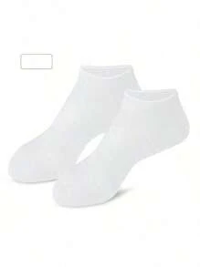 1 Peça Meias de Alívio Hidratante de Silicone, Meias de Pressão de Alta Absorção Elástica, Meias de Aloe Vera Reutilizáveis, Meias SPA Noturnas, Meias com Gel Antiderrapante para Calcanhar para Mulheres e Homens com Pele Seca, Pés Ásperos, Cuidados com os Pés em Casa, Usar com seus Loções e Cremes Favoritos