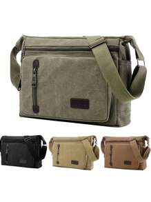 复古斜挎包，带可调节肩带 - 休闲户外斜挎包，个性化风格，易于护理，适合徒步旅行和日常使用 2000 年代风格的街头服饰