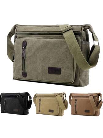 Retro Crossbody Bag With Adjustable Strap - Casual Outdoor Crossbody Bag, Personalized Style, Easy Care, Suitable For Hiking And Daily Use 2000s Style Streetwear