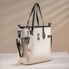 Gaby Show Women's Fashion Glamorous Bag Premium Line Chic Satin Lining + Coin Purse