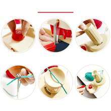 Hand Operated Yarn Ball Winder Manual Wool Yarn String Winder With Tabletop Clamp - Multicolor - View 4